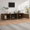 vidaXL Mobile Porta TV Rovere Sonoma 140x40x35 cm Legno Multistrato