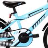 vidaXL Bici per Bambini 16 Pollici Nera e Blu