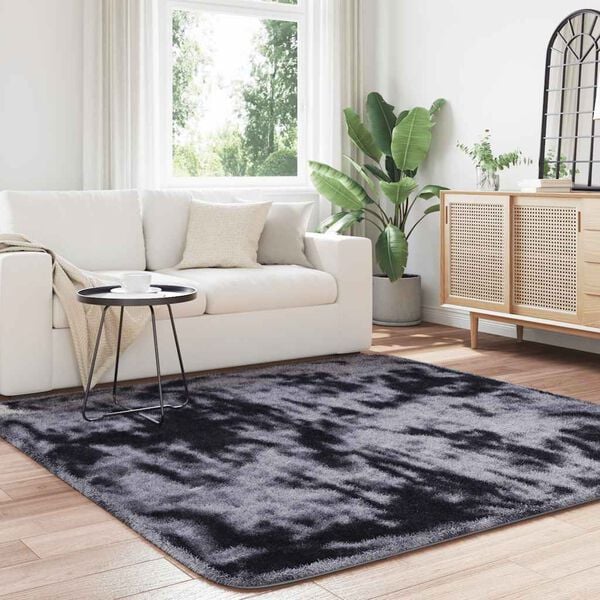 vidaXL Tappeto Shaggy a Pelo Lungo NAVARRA Grigio Scuro 200x200 cm