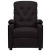 vidaXL Poltrona Massaggiante Nera in Similpelle