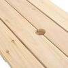 vidaXL Tavolo da Picnic per 4 Bambini con Ombrellone Legno di Abete