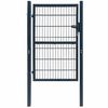 vidaXL Cancello per Recinzione 2D (Singolo) Grigio Antracite 100x180 cm