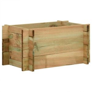 vidaXL Letto Vegetale Rialzato per Giardino Verde 80 x 80 x 32 cm