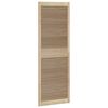 vidaXL Porta per Armadio 4 pcs Naturale 140.5 x 2.1 x 49.5 cm