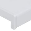 vidaXL Soglia della Finestra Bianco 80 x 20 x 4,5 cm PVC