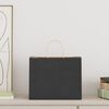 vidaXL Sacchetti di Carta 250 pz con Manici Neri 32x22x24 cm