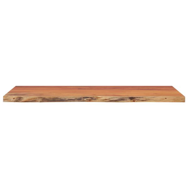 vidaXL Piano Tavolo 80x40x2,5 cm Rettangolare Legno Acacia Bordi Vivi