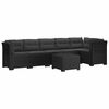 vidaXL Divano da Giardino 6 Posti con Cuscini Aspetto Rattan PP