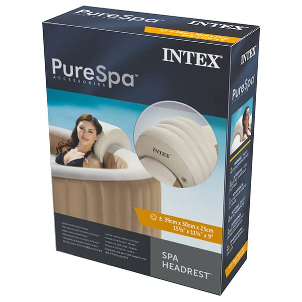 Intex Poggiatesta Gonfiabile per Spa 39x30x23 cm
