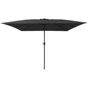 vidaXL Ombrello da giardino Antracite e Nero 295 x 295 x 245 cm