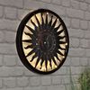 HI Luce Solare a LED da Parete Decorativa Sole Splendente 40x4 cm