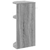 vidaXL Tavolino Grigio Sonoma 29,6 x 29,6 x 60 cm Legno multistrato