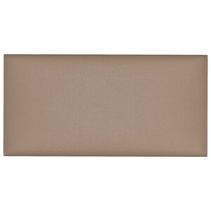 vidaXL Testiera da Parete 12 pz 30 x 15 cm Cappuccino Tessuto