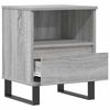 vidaXL Comodini 2pz Grigio Sonoma 40x35x50 cm in Legno Multistrato