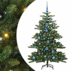vidaXL Albero di Natale Artificiale con Rami Pieghevoli Verde 150 cm