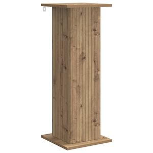 vidaXL Supporto per piante Rovere Artigianale 30,5 x 30 x 80,5 cm