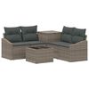 vidaXL Set di divani 6 pz Grigio e Grigio Scuro