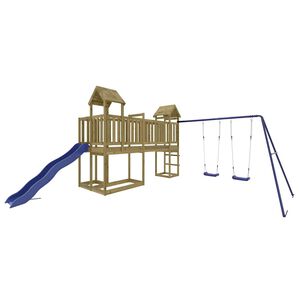 vidaXL Set da Gioco da Esterno in Legno di Pino Impregnato