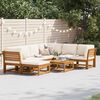 vidaXL Set Salotto da Giardino 8 pz con Cuscini Legno Massello Acacia