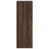 vidaXL Credenza con LED Rovere Marrone 42,5x34x100cm Legno Multistrato