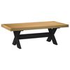 vidaXL Tavolino NOAIN Gambe a Forma di X 120x60x40cm in Legno Massello