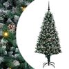 vidaXL Albero di Natale artificiale con 300 LED Verde 180 cm