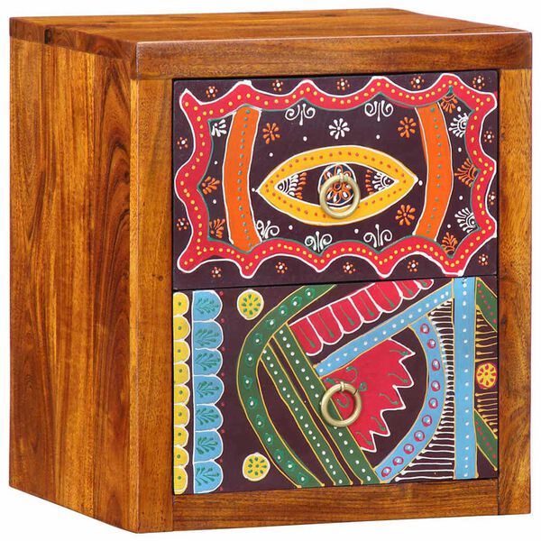 vidaXL Armadio da Notte con cassetto Marrone 35 x 30 x 40 cm