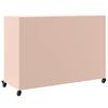 vidaXL Credenza Rosa 100,5x39x72 cm in Acciaio