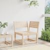 vidaXL Divano Angolare da Giardino 73x73x78 cm Legno Massello di Pino