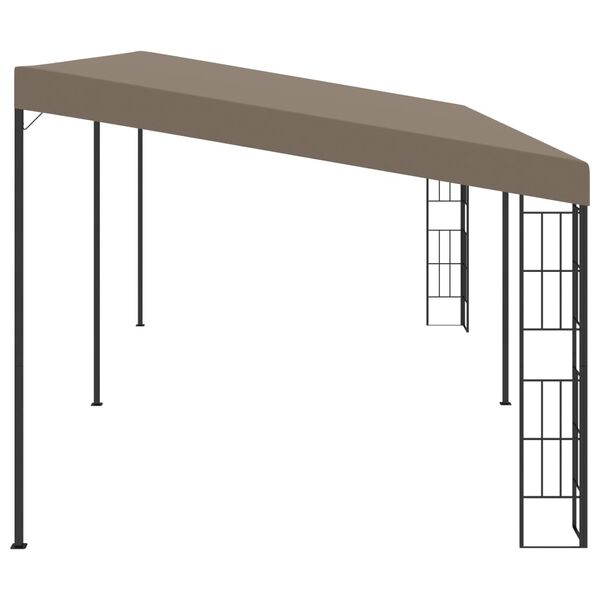 vidaXL Gazebo a Parete 6x3 m Talpa in Tessuto