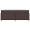 vidaXL Struttura del letto Marrone Scuro 180 x 200 cm Tessuto
