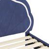 vidaXL Struttura letto bambini con testata Blu Polizia 90 x 190 cm
