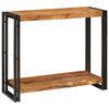 vidaXL Tavolo consolle Marrone 90 x 33 x 75 cm Legno di mango massello