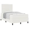 vidaXL Letto a molle Crema e Bianco 193 x 120 x 128 cm