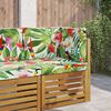 vidaXL Cuscino per divano da esterno 3 pcs colorato Poliestere