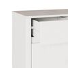 vidaXL Credenza Drammen Bianco 79 x 43 x 75.5 cm