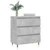 vidaXL Credenza Grigio Cemento 60x35x70 cm in Legno Multistrato