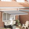vidaXL Tenda Retrattile Grigio chiaro 350 x 250 cm