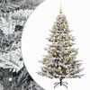 vidaXL Albero di Natale artificiale con palline 150 cm 150 LED
