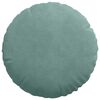 vidaXL Cuscini per Seduta 2 pcs Verde Mare &Oslash; 40 x 13 cm Velluto