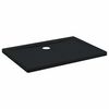 vidaXL Vassoio base doccia con punti 100 x 70 x 4 cm ABS Nero