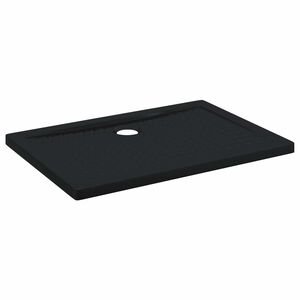 vidaXL Vassoio base doccia con punti 100 x 70 x 4 cm ABS Nero