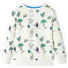 vidaXL Felpa per Bambini Ecru Tenue 116