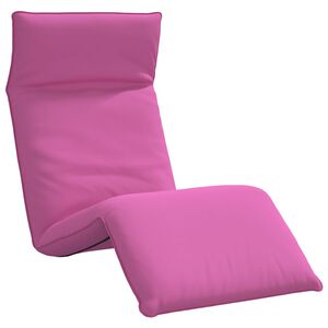vidaXL Lettino Pieghevole Rosa 175x54x8,5 cm in Tessuto Oxford