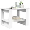 vidaXL Tavolino da salotto Bianco 72 x 50 x 50 cm Legno multistrato