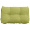 vidaXL Cuscino per Schiena Verde chiaro 80 x 24 x 50 cm Tessuto