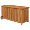 vidaXL Contenitore Giardino con Ruote 113x50x58 Legno Massello Acacia