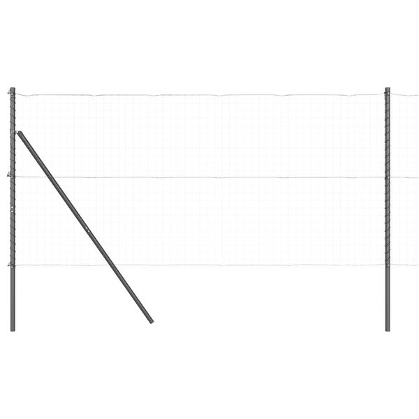 vidaXL Palo della recinzione 52 pcs Grigio 3,2 x 3,2 x 170 cm