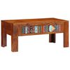 vidaXL Tavolino da Salotto 90x50x40 cm in Legno Massello di Acacia