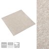 vidaXL Tappeto 20 pcs Beige chiaro 50 x 50 cm 100% Polipropilene